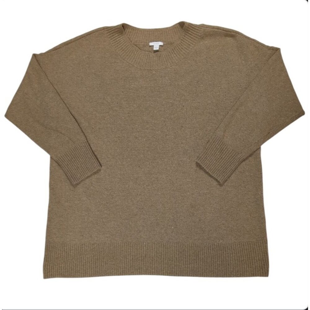 J. Jill Tan Crew Neck Sweater